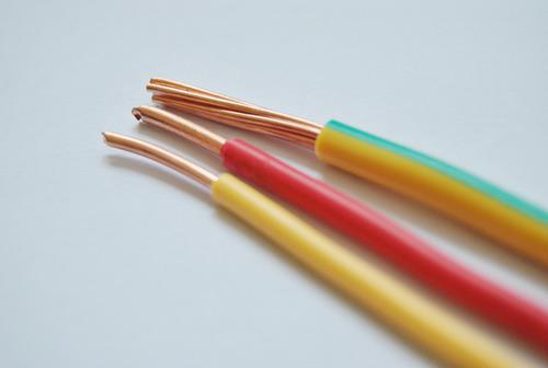 黃色、紅色兩根為BV電線，黃綠雙色為BVR線-湘江電纜